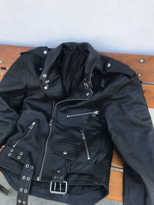 Шкіряна куртка косуха Leather.-  М