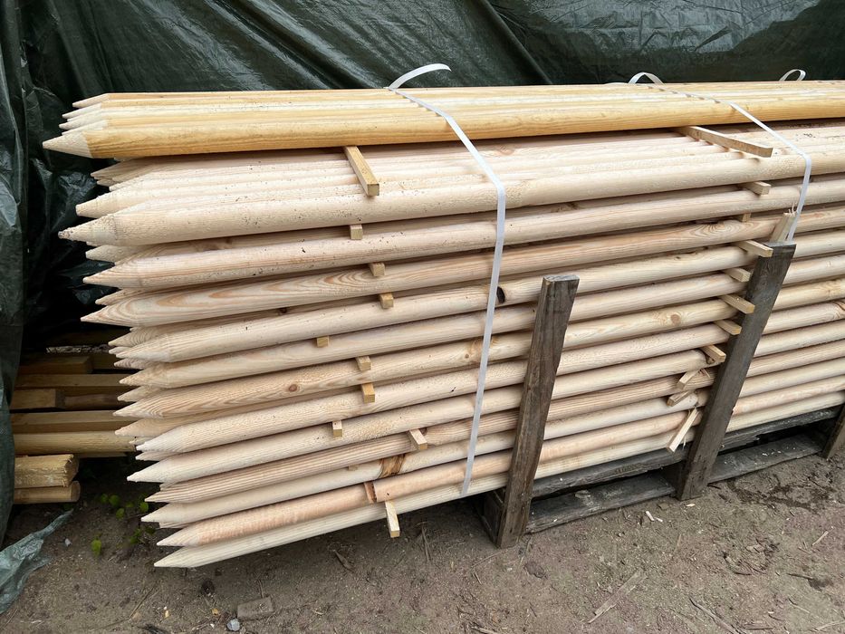 kołki toczone - paliki sadownicze