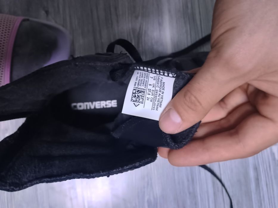 Converse кеди шкіра