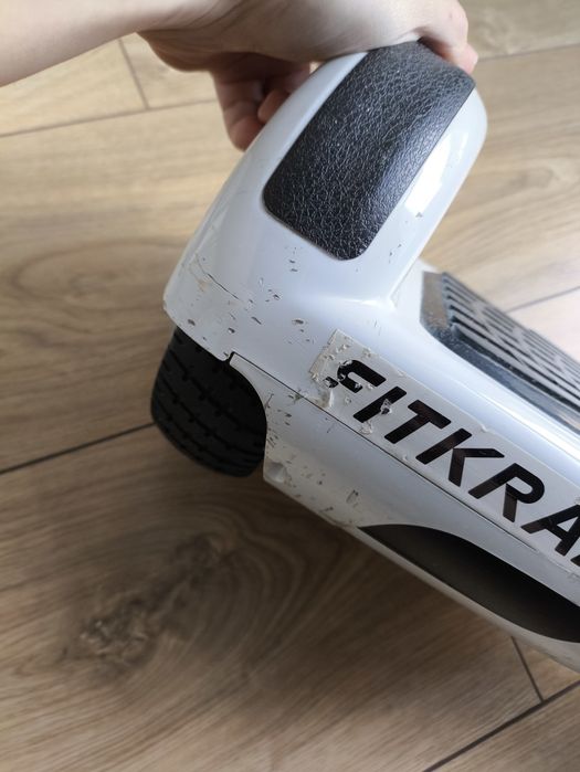 Deska elektryczna hoverboard biała fitkraft