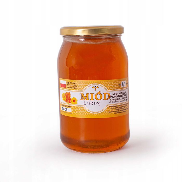 Zestaw miodów 2x 1200G - SPADŹ IGLASTA I LIPOWY