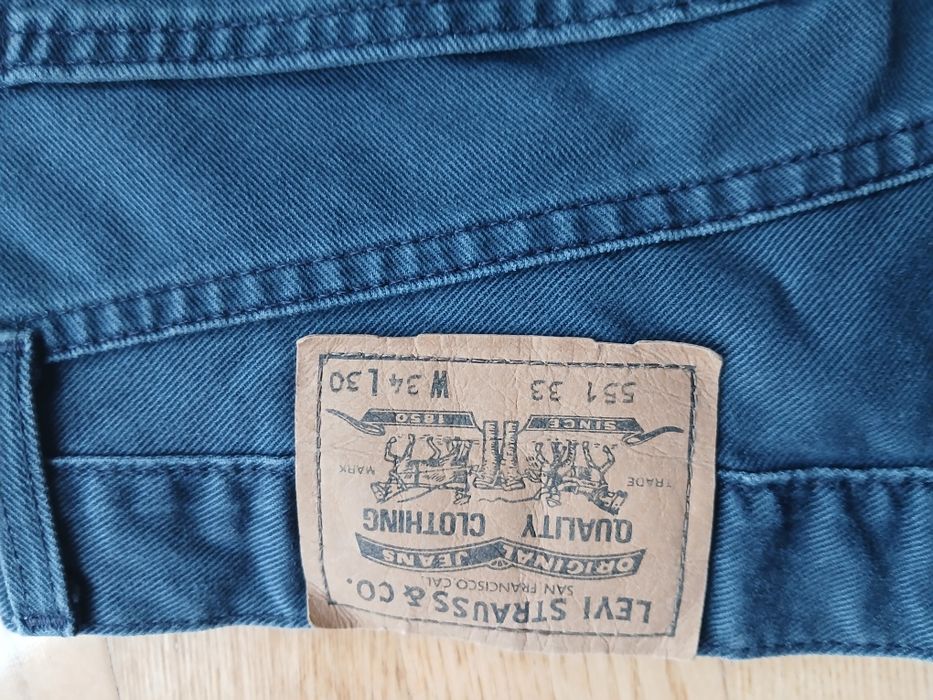 Spodnie jeansowe Levis 551 33 W34L30