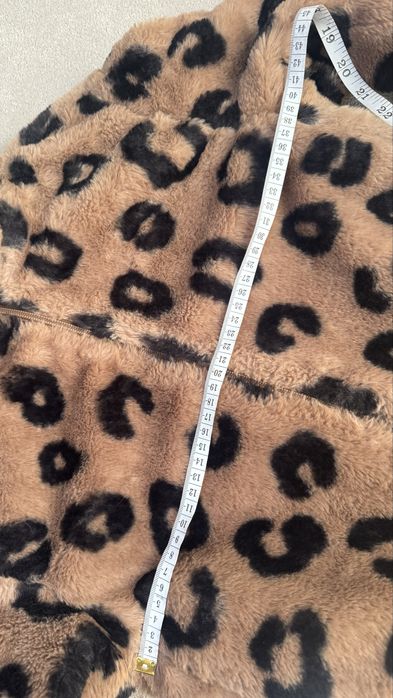 H&M 146 bluza kurtka w centki futerko