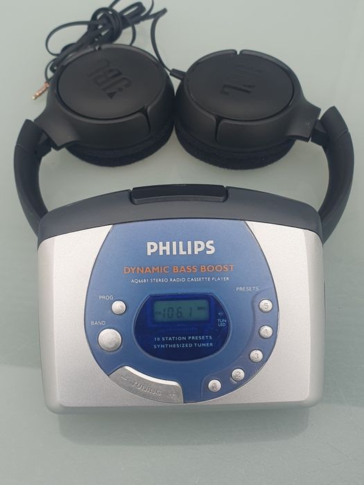 Odtwarzacz przenośny walkman Philips aq6681 z radiem