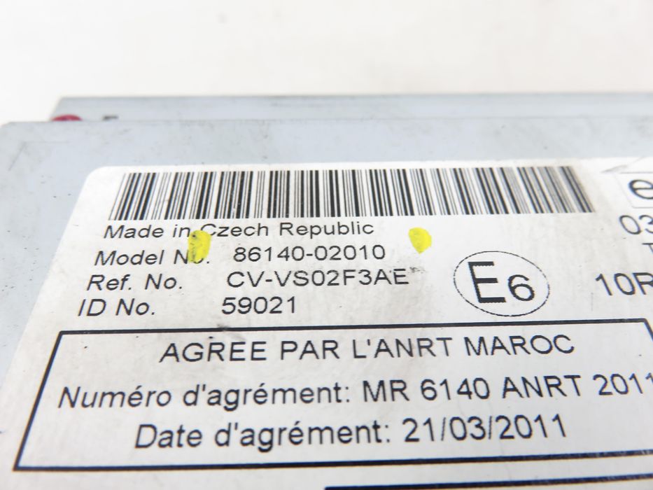 Radio Toyota Auris II (e18)