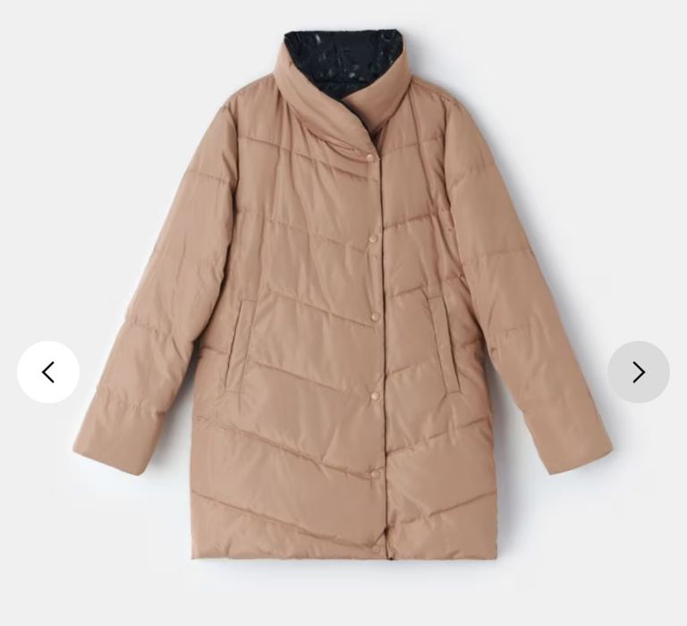 Kurtka parka 38 płaszczyk zimowy MOHITO puchowy nowy