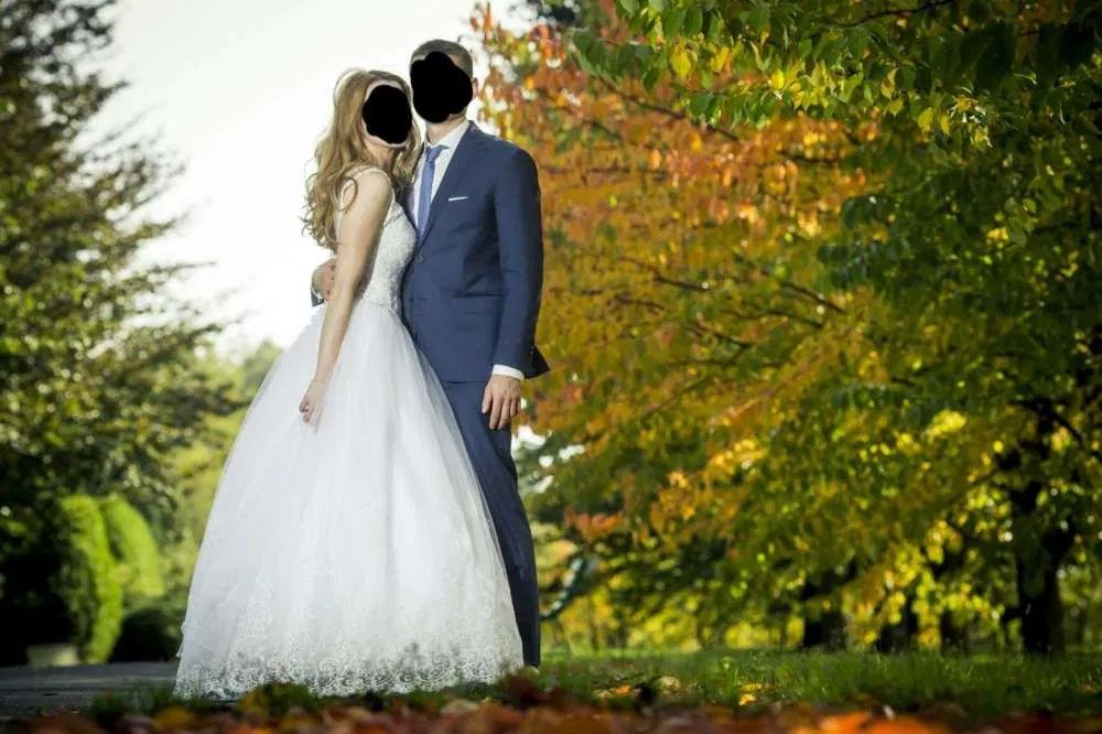 Suknia ślubna princessa rozm 36 biała