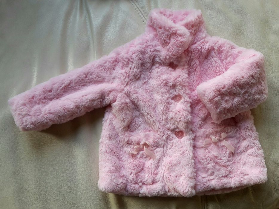 r. 80/86 futerko przejściowe kożuszek Young Dimen. RÓŻOWY BORDO