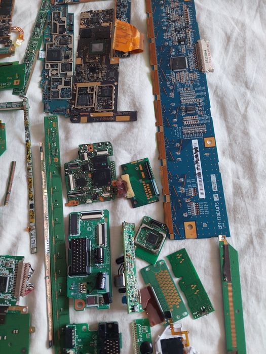 Платы после разбора