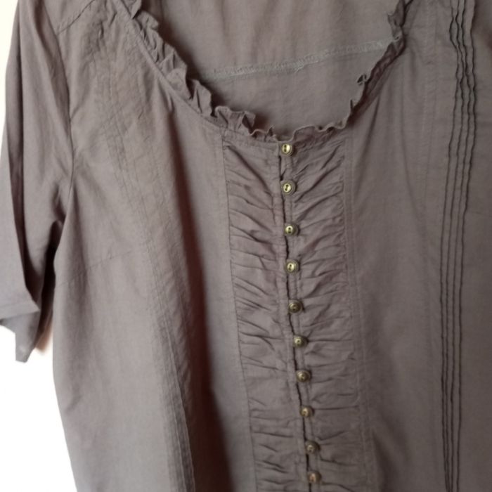 lekka  luźna bluzeczka płócienna  w stylu etno/boho