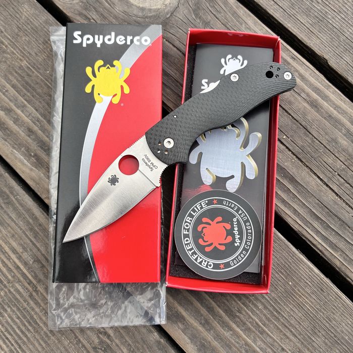 Spyderco Native 5 Fluted Carbon Fiber S90V