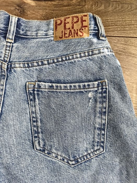 Damskie spodenki jeansowe, wysoki stan, Pepe Jeans