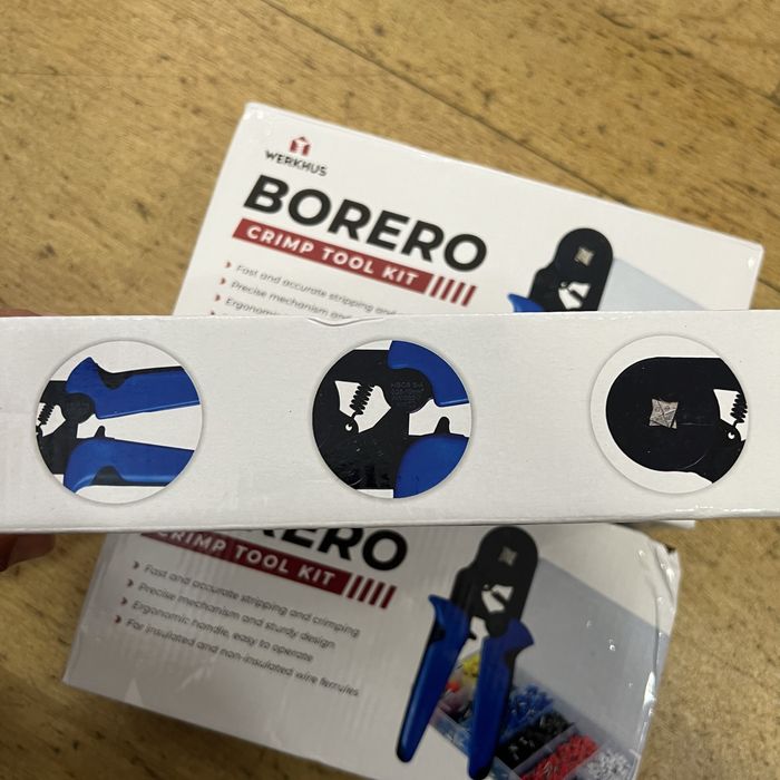 BORERO - Alicate de Crimpagem - NOVO