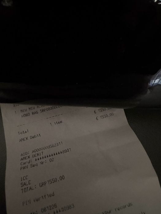 Сумка оригинал miu miu Patent Mini Hobo Black с чеком