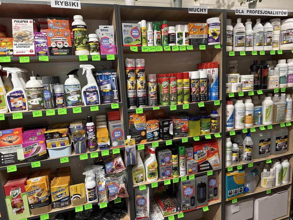 BOMBA!! Pluskwy Karaluchy Prusaki Rybiki Myszy Szczury USŁUGI I SKLEP