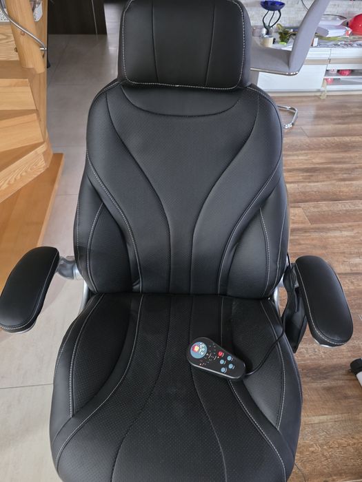 80Ergonomiczny fotel biurowy z MASAŻEM Livetastic | Stan Idealny!