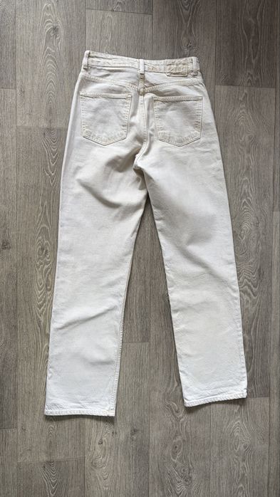 Джинси zara бежові