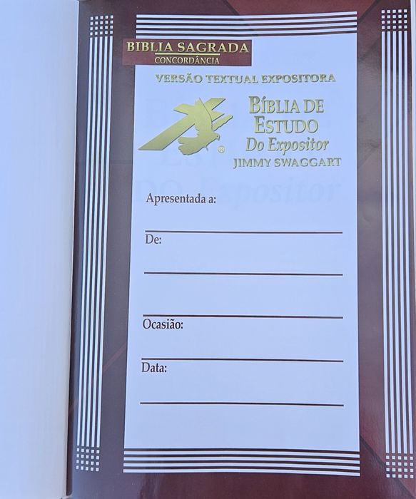 Bíblia de Estudo do Expositor -  (Jimmy Swaggart)
