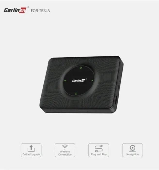 CarLink CPC200-T2C (WIFI).Dla TESLA model 3 / X / Y / S , CARPLAY adapter BLUETOOTH WIFI