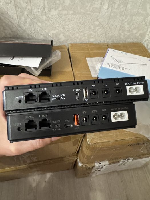 Бесперебійник для роутера UPS/ДБЖ (36W, 20000mAh) 5V2A/9V2A/12V2A/POE + USB-C