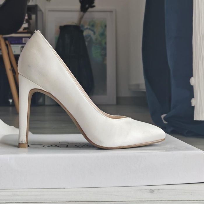 Buty ślubne białe 39