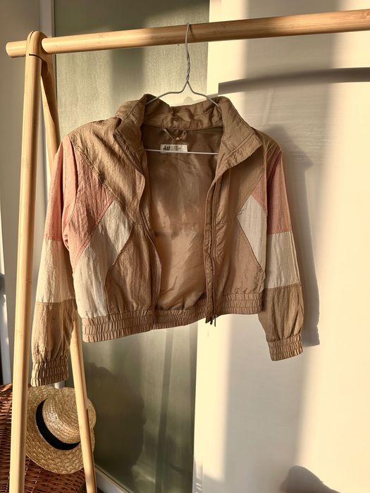 H&M вітровка з капюшоном, укорочена • Розмір 134 (8-9років)