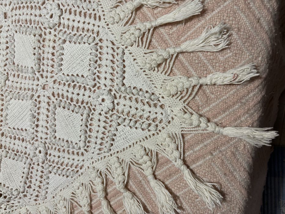 Colcha em crochet