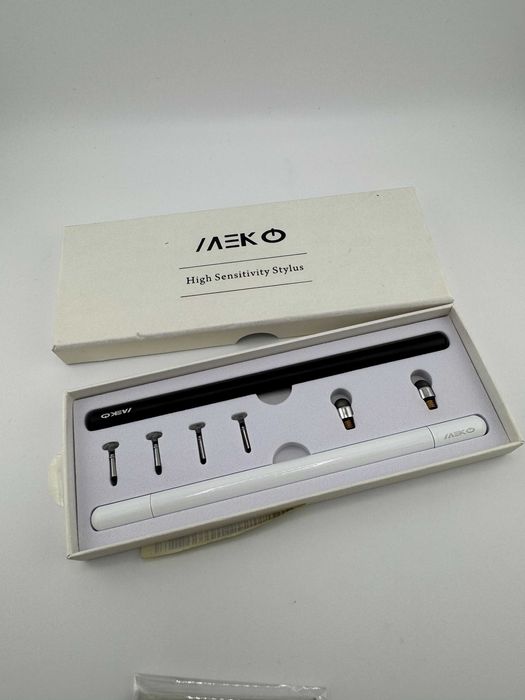 MEKO Uniwersalny Rysik 2sztuki do ekranów dotykowych czarny 6 końcówek