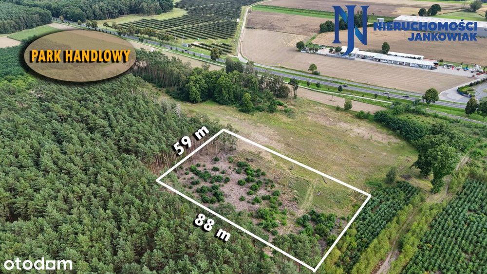 Działka usługowa przy Prime Park Wolsztyn/Karpicko