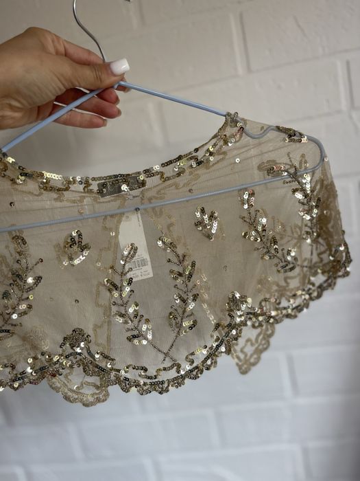 Накидка на плечі з паєтками прикраса на плечі