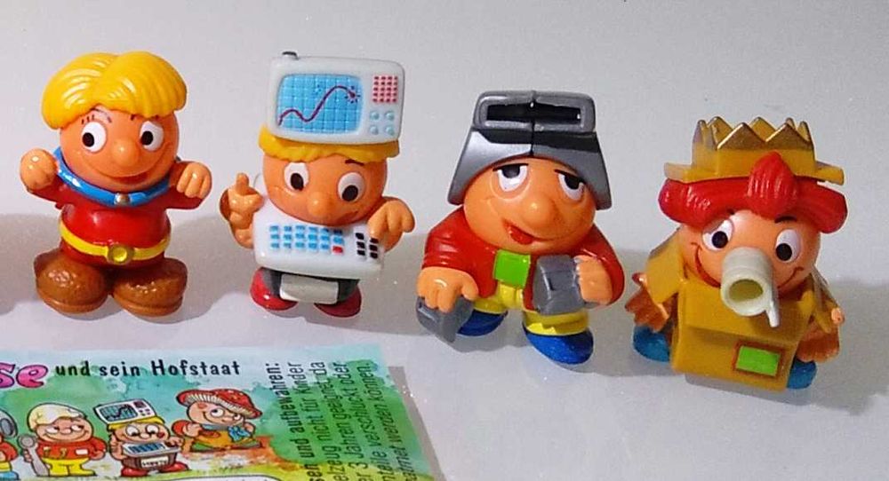 Kinder Surprise ~ Complete Series of 9 Pieces ~ "PAPER NOSE" ~ 199964738115993987122