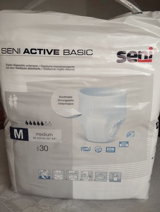 Seni Active Basic 90 szt. Pieluchomajtki.