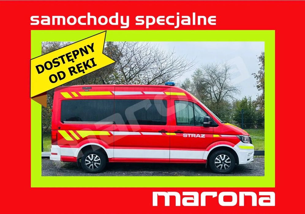 Volkswagen Crafter strażacki, straż pożarna, ratowniczy, bus, pożarniczy