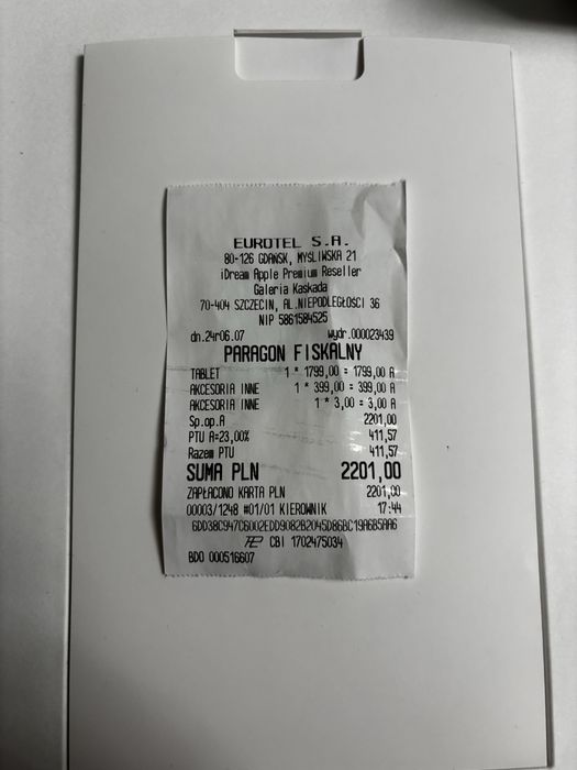 Ipad 10g + rysik Apple Pencil