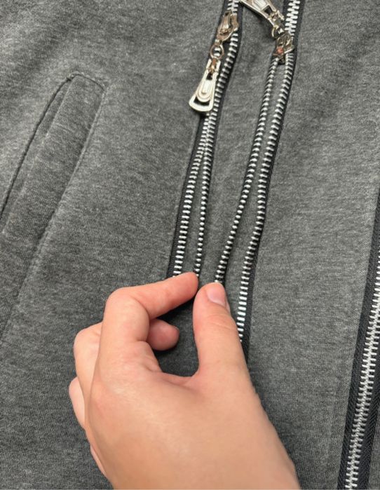 Bluza męska szara z kapturem Ozonee L