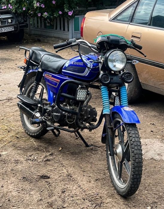 Мотоцикол спарк альфа 125 на док