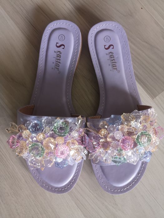 Klapki damskie, rozmiar 40