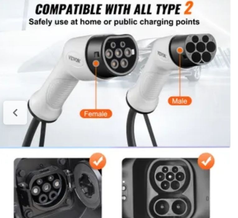 Cabo Trifásico 32A  22Kw