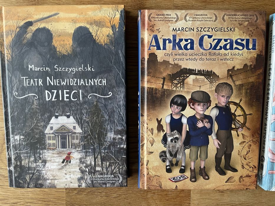 6 x Książka Marcin Szczygielski Klątwa, Teatr, Arka, Weronika