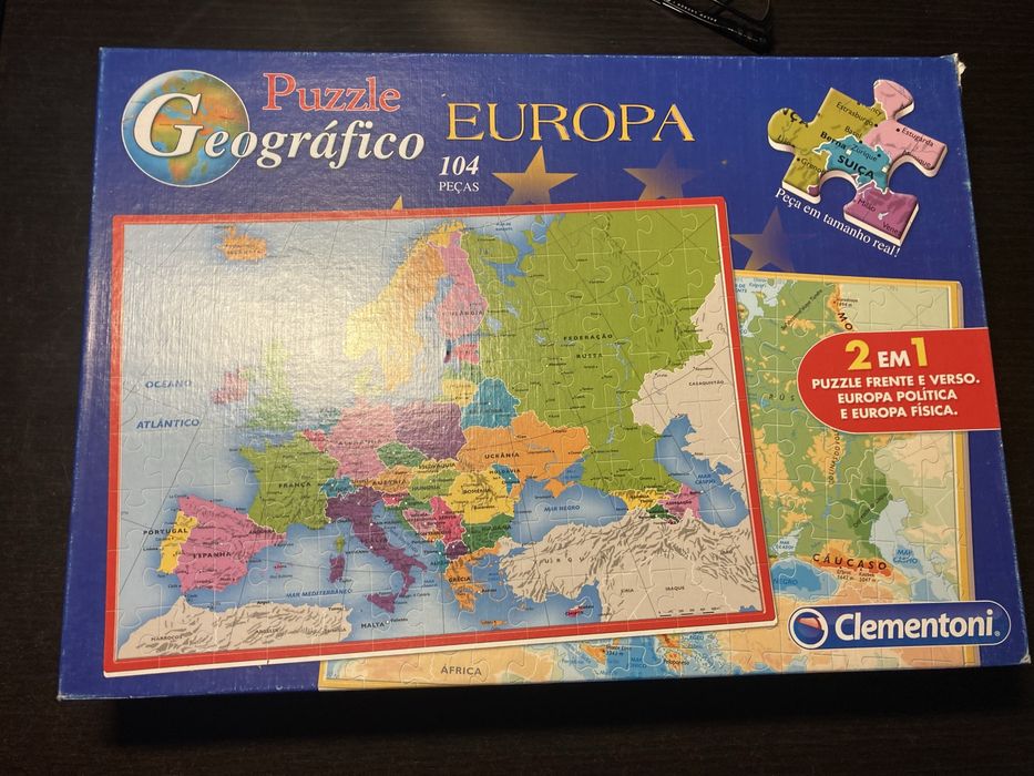 Puzzle Mapa Europa e Star Wars