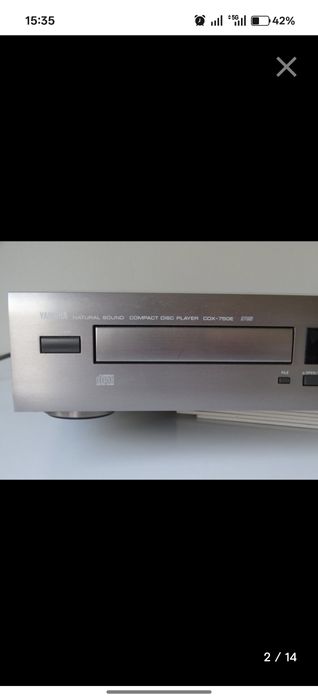 Leitor de CD Yamaha CDX 750E
