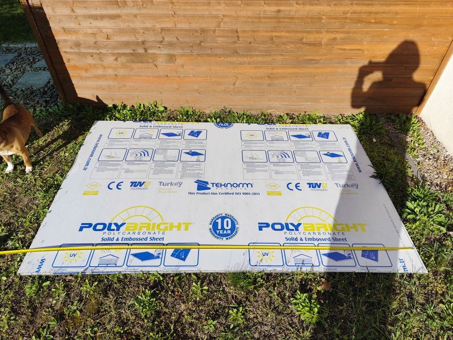 Płyta poliwęglan lity, brązowa, 6mm