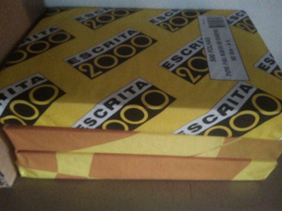 Folhas para maquina escrever