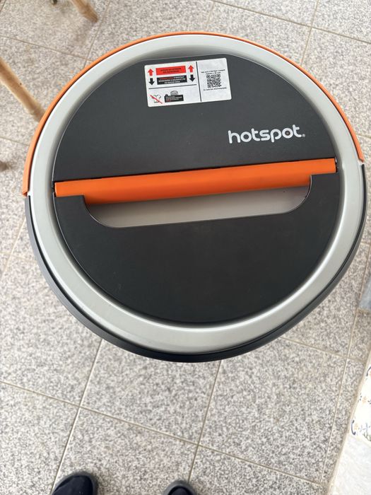 Hotspot com botija de gas cheia