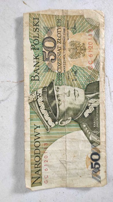 Banknot PRL - 1988, 50 złotych