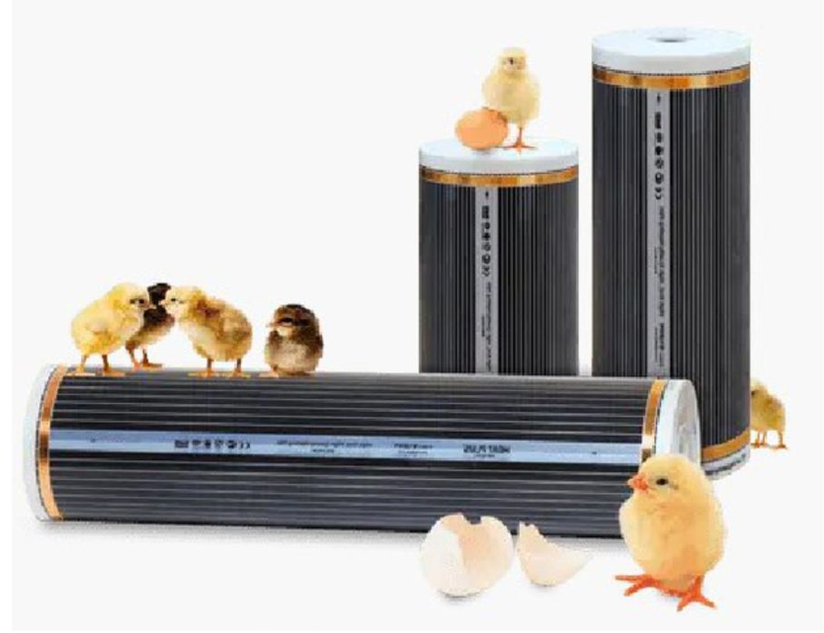 Инфракрасный обогрев для цыплят, кроликов, поросят, индюшат и т.д.