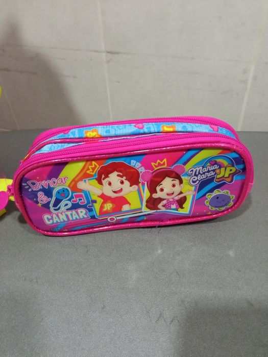 Mochila e porta lápis novos Maria Clara & JP