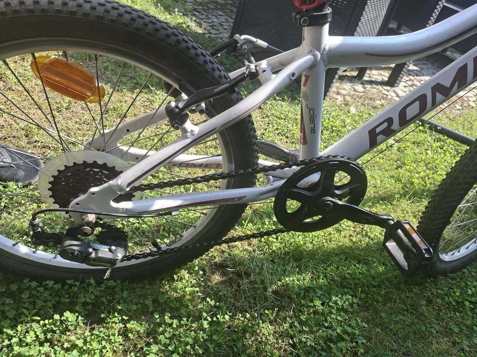 Rower dziecięcy ROMET Jolene 20 KID MTB – koła 20", Shimano, amortyzator