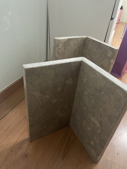 Mesa de Centro Vidro e Marmore