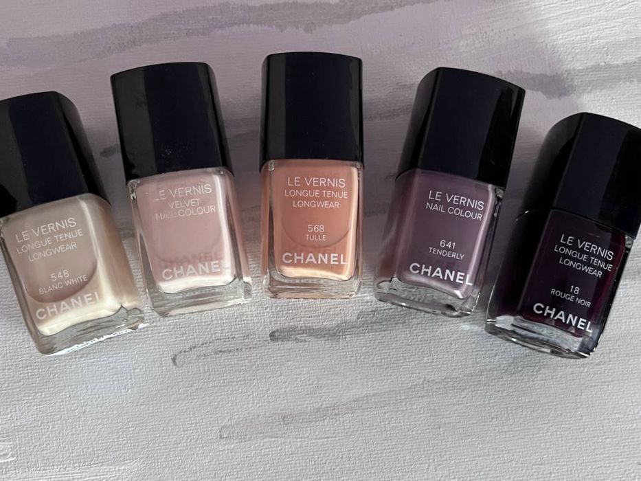Лак для нігтів Chanel Le vernis , Yves Saint Laurent La Laque Couture